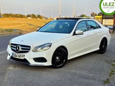 Used Mercedes E250 AMG 2014 White Sedan