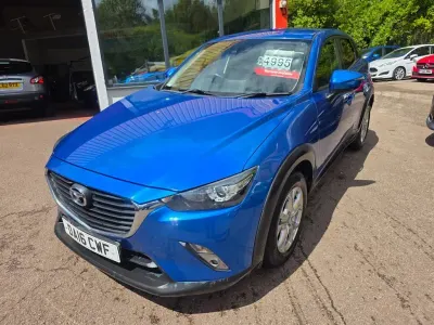 Used Mazda CX-3 105 HP (77 kW) 2016 Blue SUV