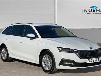 Used Skoda Octavia SE Technology 110 HP (80 kW) 2022 White Estate