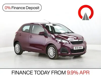 Begagnad Peugeot 108 Active 68 HK (50 kW) 2018 Lila Halvkombi