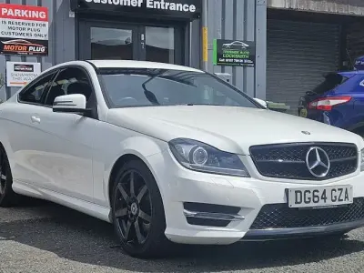 Used Mercedes C220 Sport Edition 170 HP (125 kW) 2014 White Coupe