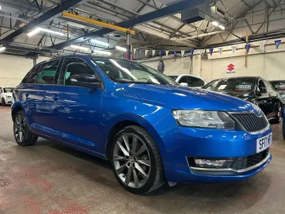 Used Skoda Rapid Sport 2017 Blue Hatchback