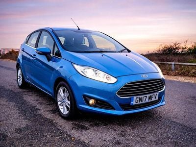 Used Ford Fiesta Zetec 2017 Blue Hatchback