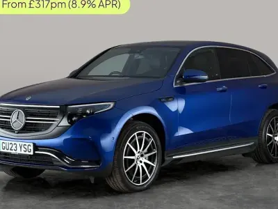 Used Mercedes EQC400 AMG line 300 kW (408 HP) 2022 Blue SUV