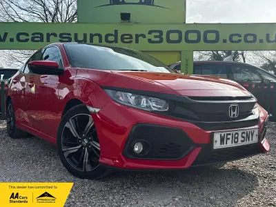 Used Honda Civic EX 129 HP (94 kW) 2018 Red Hatchback