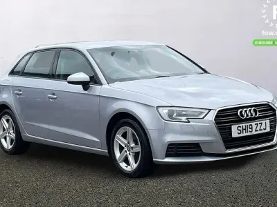 Used Audi A3 Sportback 150 HP (110 kW) 2019 Silver Hatchback