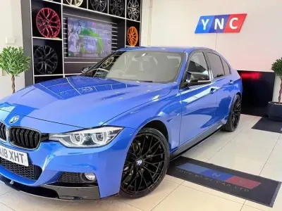 Begagnad BMW 320 M Sport 2018 Blå Sedan