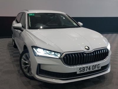 White Used 2024 Skoda Superb SE L Estate | £27,798 (A bit pricey)