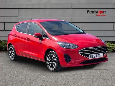 Used Ford Fiesta Titanium 99 HP (72 kW) 2023 Red Hatchback
