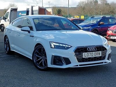 Begagnad Audi A5 S-Line 163 HK (119 kW) 2021 Vit Sportkupé