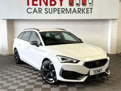 Used Cupra Leon VZ3 245 HP (180 kW) 2022 White Estate