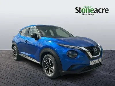 Używany Nissan Juke N-Connecta 112 KM (82 kW) 2024 Niebieski SUV