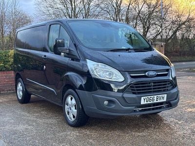 Used Ford Transit Custom Limited 130 HP (95 kW) 2017 Black Van