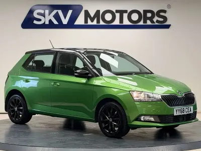 Used Skoda Fabia Colour Edition 75 HP (55 kW) 2018 Green Hatchback