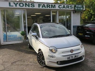 White/grey Used 2021 Fiat 500 Dolcevita Hatchback | £11,295 (Fair price)
