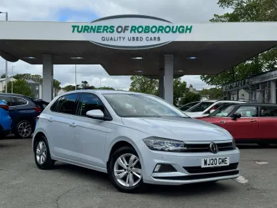 Begagnad VW Polo SE 95 HK (69 kW) 2020 Silver Halvkombi