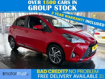 Used Toyota Yaris 111 HP (81 kW) 2020 Red Hatchback