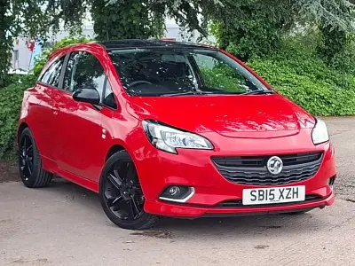 Used Vauxhall Corsa Edition 90 HP (66 kW) 2015 Red Hatchback