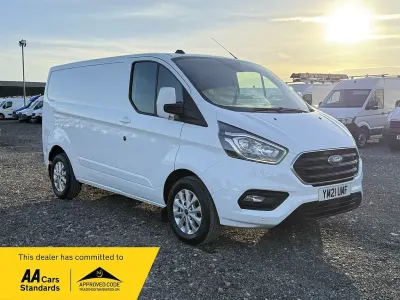 Gebraucht Ford Transit Custom Limited 130 PS (95 kW) 2021 Weiß Van