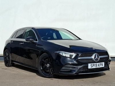 Used Mercedes A250 AMG Line Premium 224 HP (164 kW) 2019 Black Hatchback