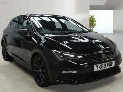 Used Seat Leon Black Edition 150 HP (110 kW) 2019 Black Hatchback