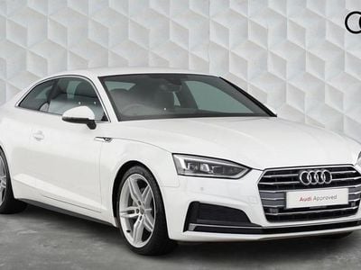 Used Audi A5 S-Line 190 HP (139 kW) 2019 White Coupe
