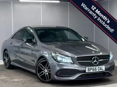 Used Mercedes CLA180 AMG line 121 HP (88 kW) 2017 Grey Sedan