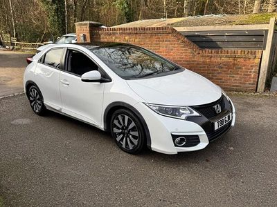 White Used 2015 Honda Civic SR Hatchback | £8,495 (Fair price)