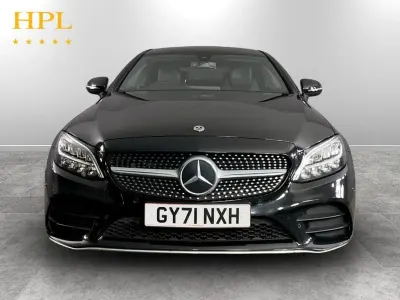 Used Mercedes C200 AMG line 198 HP (145 kW) 2021 Black Coupe