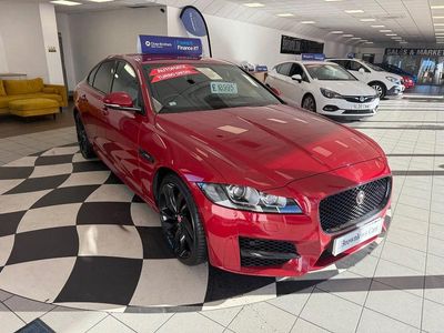 Red Used 2017 Jaguar XF R-Sport Sedan | £8,995 (Fair price)