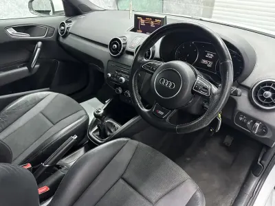 Used Audi A1 Sportback S-Line 105 HP (77 kW) 2012 White Hatchback