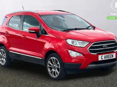 Usado Ford Ecosport Titanium 101 HP (74 kW) 2018 Vermelho SUV