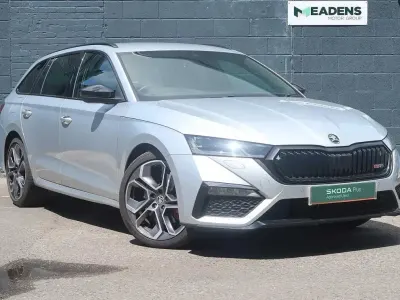 Used Skoda Octavia vRS 245 HP (180 kW) 2021 Brilliant silver metallic Estate