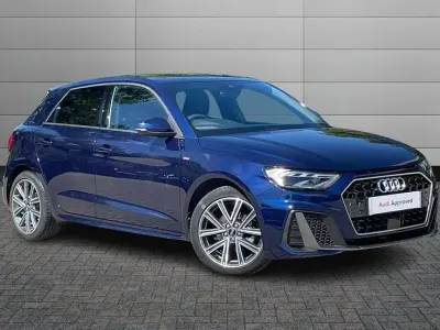 Used Audi A1 Sportback S-Line 108 HP (79 kW) 2024 Navarra blue Hatchback