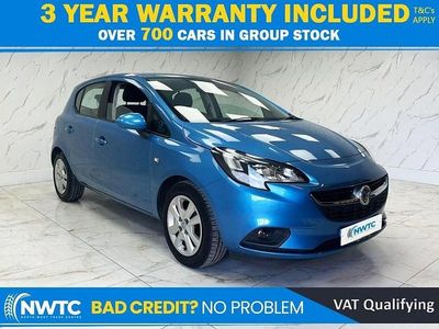 Used Vauxhall Corsa Design Edition 90 HP (66 kW) 2018 Blue Hatchback