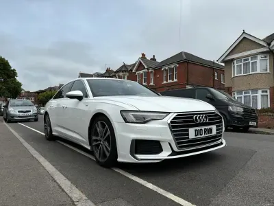 Used Audi A6 S-Line 2018 White Sedan