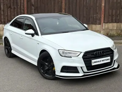 Używany Audi A3 S-Line 184 KM (135 kW) 2017 Biały Sedan/Limuzyna