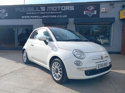 White Used 2011 Fiat 500C Lounge Cabriolet | £4,295