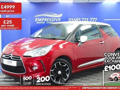 Used Citroën DS3 PureTech 2015 Red Hatchback