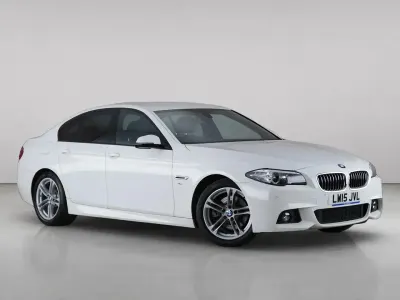 Used BMW 520 M Sport 190 HP (139 kW) 2015 White Sedan