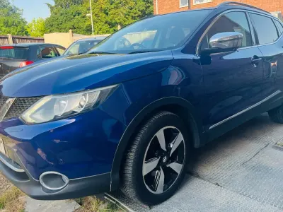 Used Nissan Qashqai N-TEC 115 HP (84 kW) 2015 Blue SUV