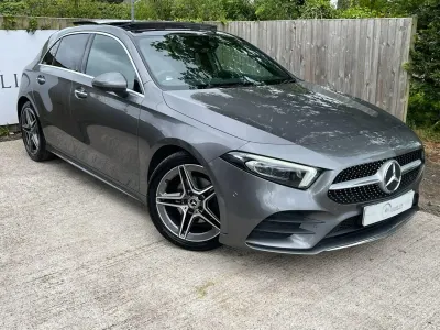 Używany Mercedes A200 AMG line 2021 Szary Hatchback