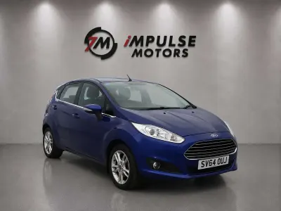 Used Ford Fiesta Zetec 2014 Blue Hatchback