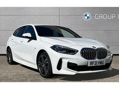 Used BMW 118 M Sport 136 HP (100 kW) 2021 White Hatchback