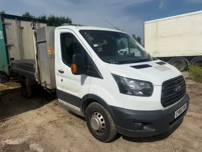 Used Ford Transit 170 HP (125 kW) 2016 White Cabriolet