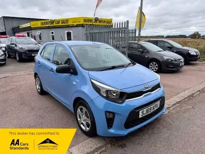 Second-hand Kia Picanto 66 CP (48 kW) 2019 Albastru Hatchback