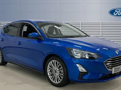 Used Ford Focus Titanium X 125 HP (91 kW) 2019 Blue Hatchback