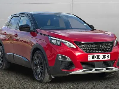 Used Peugeot 3008 GT-line 165 HP (121 kW) 2018 Red SUV
