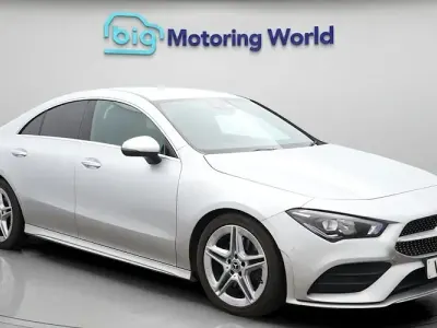Begagnad Mercedes CLA220 AMG line 190 HK (139 kW) 2021 Silver Sedan