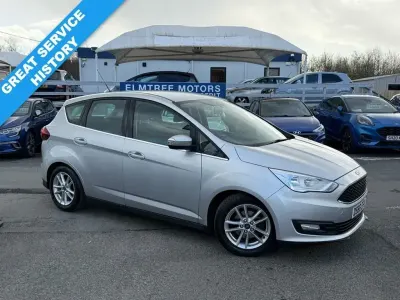 Begagnad Ford C-MAX Zetec 120 HK (88 kW) 2016 Silver Minibuss